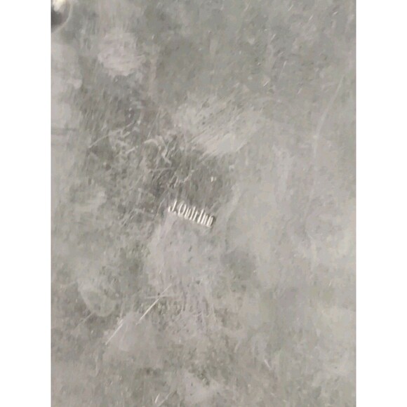 Vtg Native American Turquoise Nuggets Silver ~4x3" Belt Buckle Signed J Quirino - Picture 3 of 5